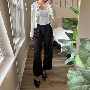 SOLD H&M Pleated Wide Leg Trousers